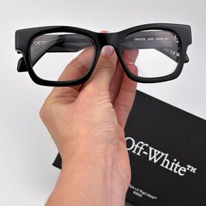 Off-White STYLE 78 Men Eyeglasses Black Square | Model OERJ078 1000